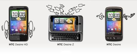 HTC, Gingerbread arriva sulla Desire Family e Nexus ONE