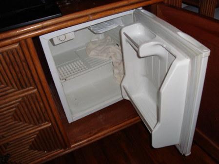 L'asciugaano nel frigobar