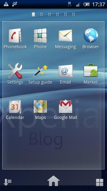 3 2 Download Launcher e Widget Sony Ericsson Xperia Arc