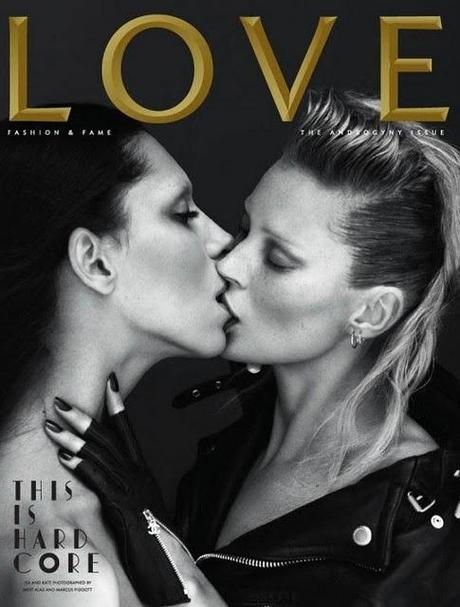 COVER GIRL // KATE MOSS & LEA T. BY MERT&MARCUS; PER LOVE MAGAZINE 2011