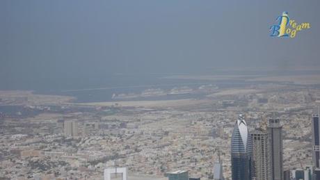 La mia escursione. At the top: il Burj Khalifa. Dubai.