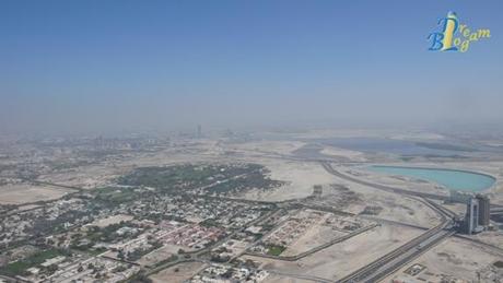 La mia escursione. At the top: il Burj Khalifa. Dubai.