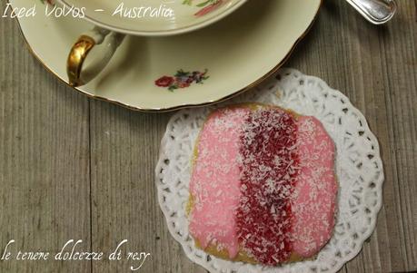 Homemade Iced Vovo's -  i tipici  biscotti glassati australiani per accompagnare il tè