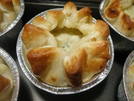 Cestini di pasta sfoglia e carciofi