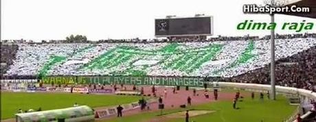 (VIDEO)Choreo ''Warning to players and managers - Fight for Raja Casablanca not for Money'' #AMF