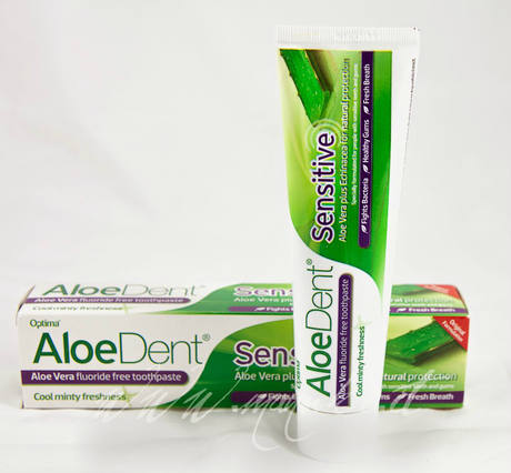 Review dentifiricio Aloe Dent Sensitive di Optima Naturals