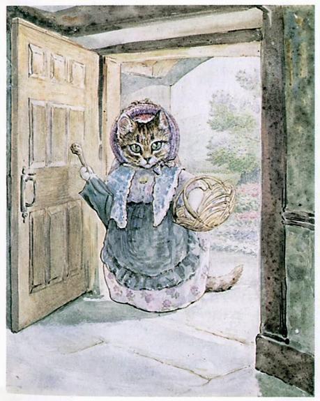 Victorian cats in clothing.