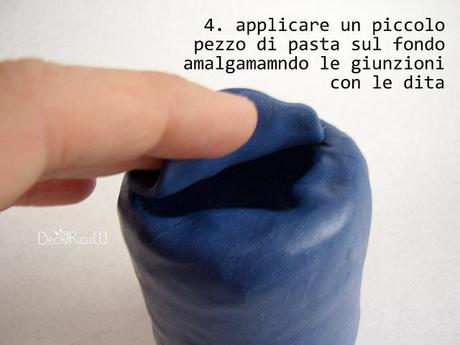 Lanterna riciclosa, con vetro di recupero e pasta modellabile 6. fondo