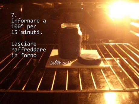 Lanterna riciclosa, con vetro di recupero e pasta modellabile 9. infornare