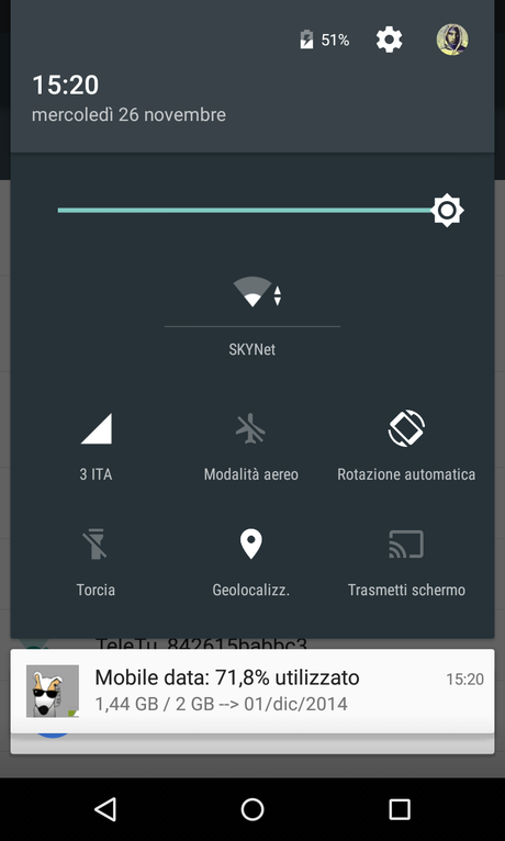 Android 5.0 Lollipop su Nexus 4