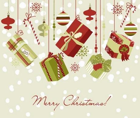 Christmas Gift Boxes Vector Illustration Spunti curiosi per Regali di Natale Originali & Bio!,  foto (C) 2013 Biomakeup.it
