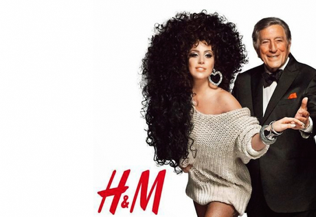 Lady Gaga & Tony Bennet for H&M's Holidays champaign