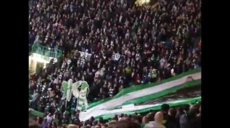 (VIDEO)Nice Celtic FC's fans choreography VS FC Red Bull Salzburg 27/11/2014