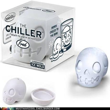 Fred the chiller-3D-skull-ice-mold