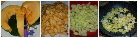Zucca, patate e salsiccia ed altre ricette, cotte nella padella Stone Saporita DuebiCasalinghi