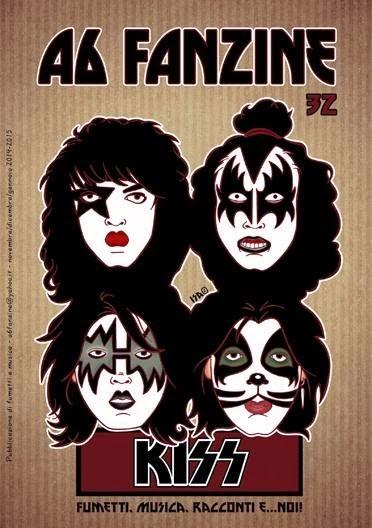 A6 Fanzine 32: un numero dedicato ai Kiss