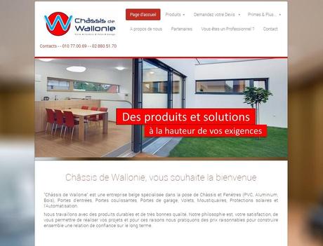 Châssis Wallonie: Una ”porta aperta” per il nuovo sito web del mese