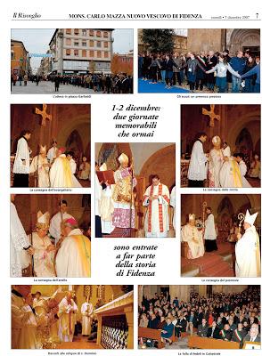 Sette anni fa l'ingresso di Mons. Carlo Mazza