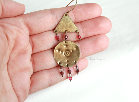 New boho and tribal earrings {Spirit of Earth collection}