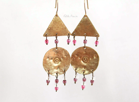 New boho and tribal earrings {Spirit of Earth collection}