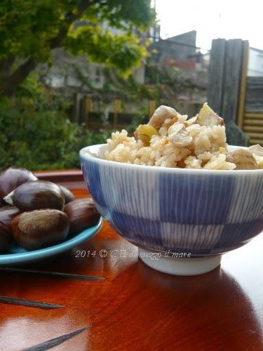 Riso pollo e castagne