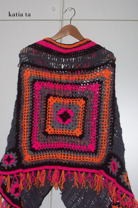 Poncho gipsy con forcella e piastrelle old america.....