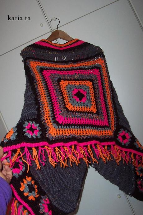 Poncho gipsy con forcella e piastrelle old america.....