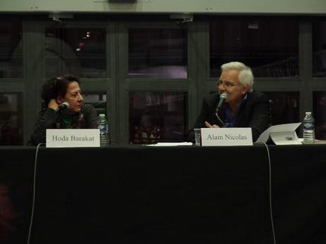 Raccontare Beirut con le parole dei suoi scrittori Hoda Barakat e Alain Nicolas (foto di P. R.)