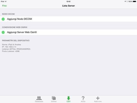 OsiriX HD DICOM PACS Viewer iPhone iPad recensione Mobimed 4