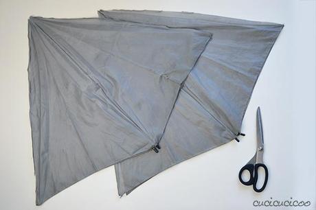 http://www.cucicucicoo.com/2014/10/tutorial-remove-fabric-from-umbrellas/