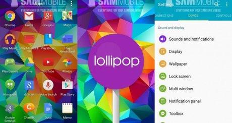 Android 5.0 Lollipop Samsung Galaxy S5