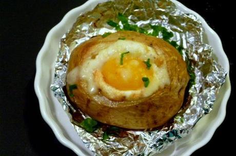 patate con uova al cartoccio