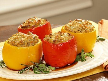 Ricetta dei peperoni imbottiti alla napoletana Peperoni imbottiti
