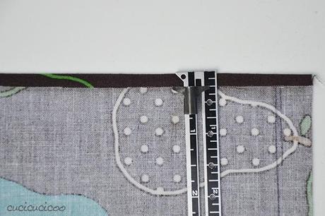 Learn to Machine Sew, Lesson #7: How to Sew a Perfect Hem. Learn an easy trick to make your hems perfectly even!