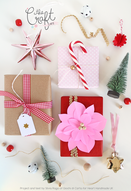 Paper poinsettia DIY {tag along Christmas blog hop} Paper poinsettia DIY {tag along Christmas blog hop}