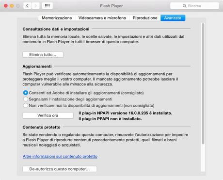 Adobe Flash Player 16 ora disponibile Flash Player 16