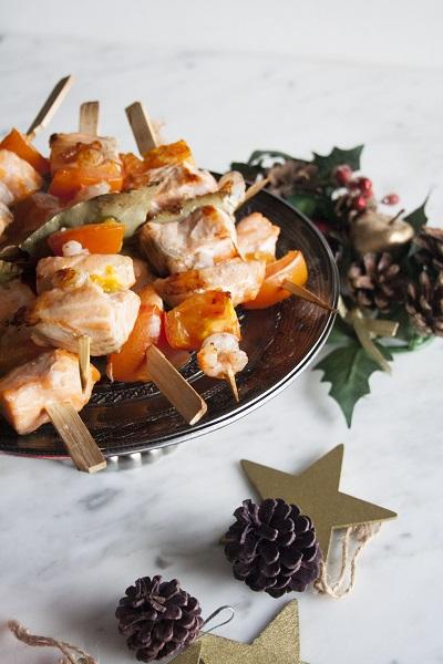 Spiedini di salmone Spiedini di salmone