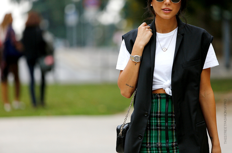 In the Street...Tartan mania: the timeless fashion of the Scottish fabric always trendy...For vogue.it