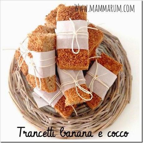 trancetti di banana e cocco