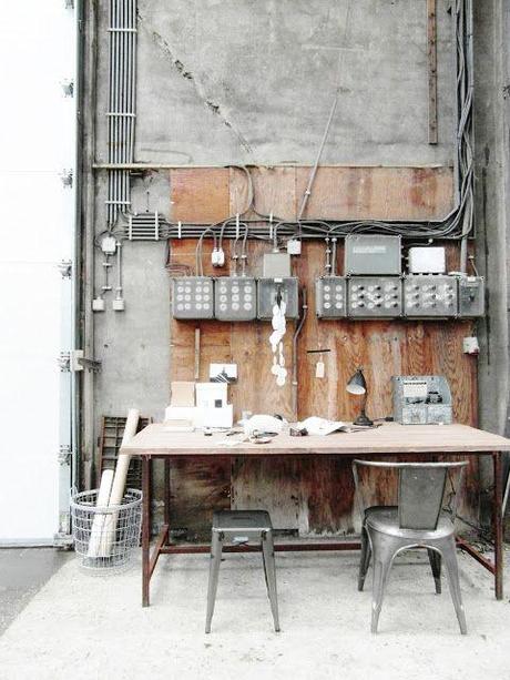 Workspace Inspirations: uno studio Industrial Chic.