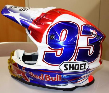 Shoei VFX-W M.Màrquez Superprestigio Dirt Track 2014 - design by Drudi Performance