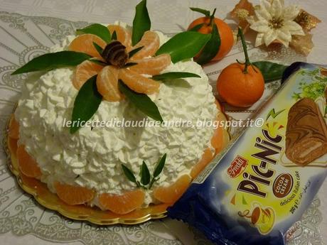 Zuccotto con clementine, amaretti e Roll Pic - Nic al cacao, Freddi