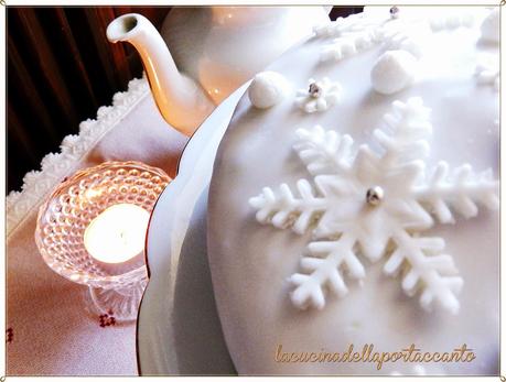 Torta Cristalli di Neve / Cake Snow Crystals