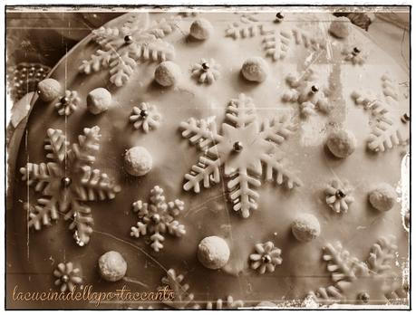 Torta Cristalli di Neve / Cake Snow Crystals