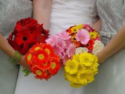 Bouquet sposa con gerbere