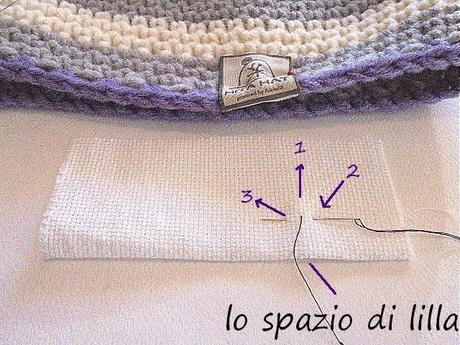 lilla's tutorials...Come cucire l'etichetta su HITA HAT Adriafil / How to sew the label on HITA HAT by Adriafil