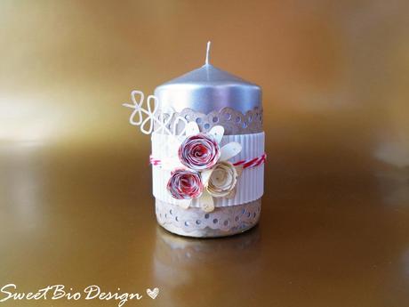 IDEA REGALO: Candele Decorate - Gift idea: decorated candles