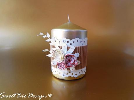 IDEA REGALO: Candele Decorate - Gift idea: decorated candles