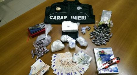 800 grammi di cocaina nel bagno della macelleria islamica di Antegnate e un chilo e mezzo di hashish in auto