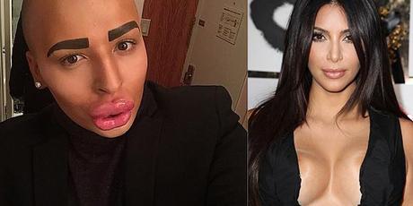 Kim Kardashian diventa icona di stile: un ragazzo spende 100 mila sterline per assomigliarle